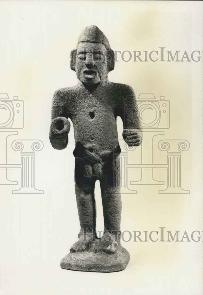 1966 Aztec Sculptures On Display At St. Petersburg Museum Of Arts - Historic Images