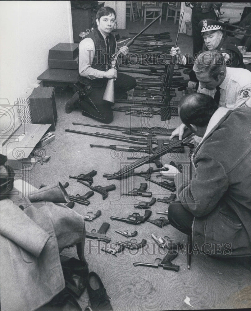 1974 Confiscated Weapons - Historic Images