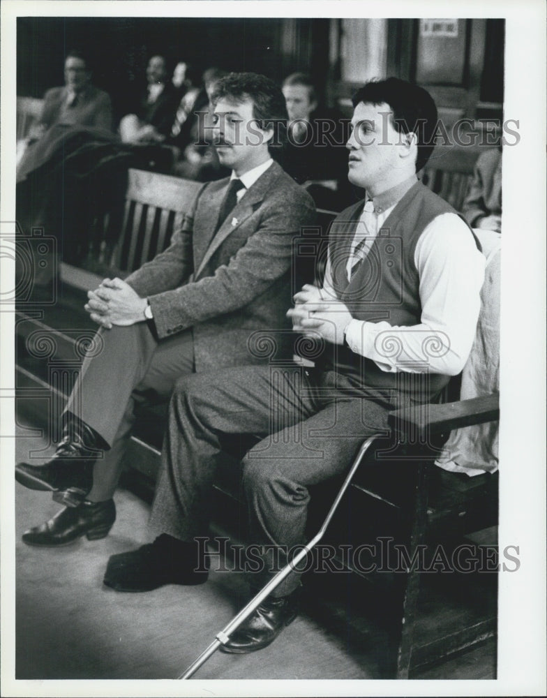 1984 Press Photo Norman Leveille in Court to Testify - Historic Images