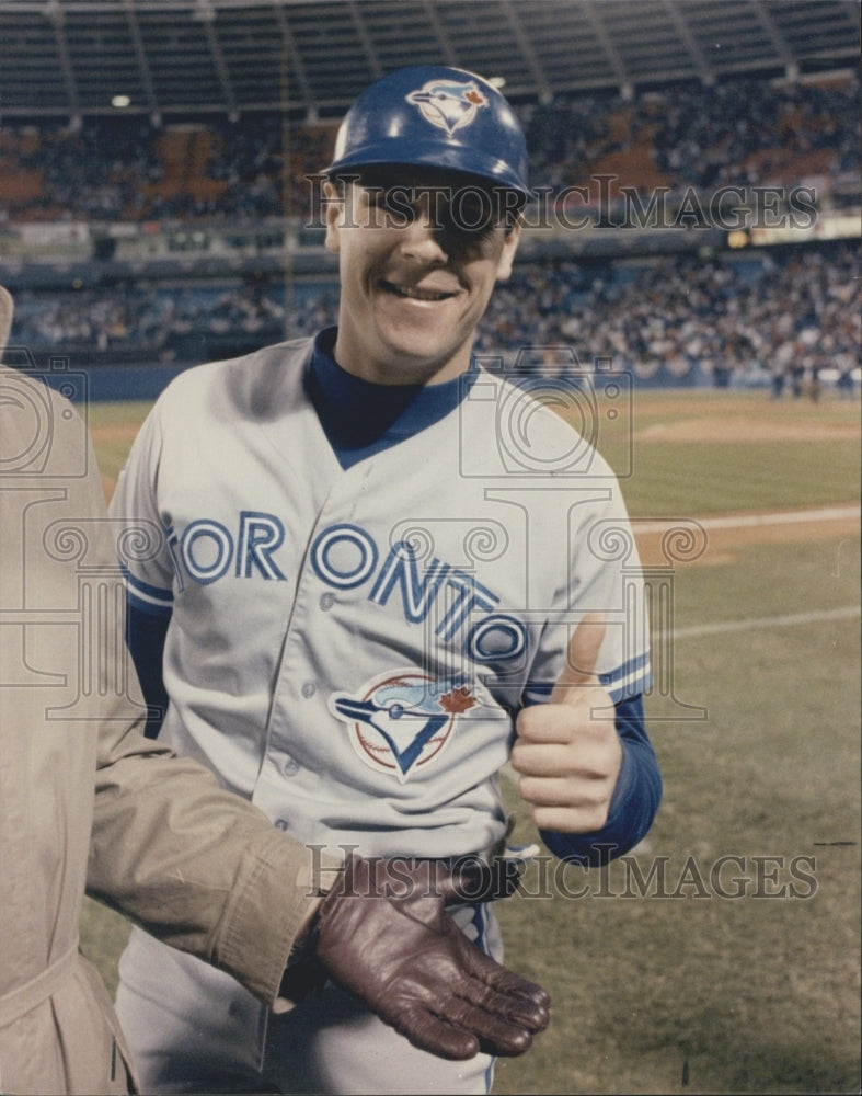 1992 Press Photo Toronto Blue Jays Ed Sprague, Jr World Series Game 2 - Historic Images