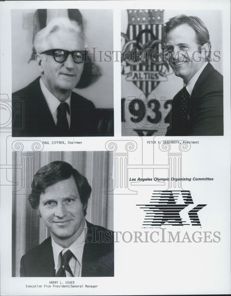 Press Photo Los Angeles Olympic Committee - Historic Images