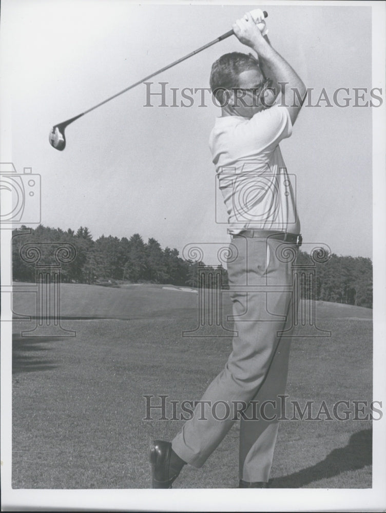 1968 John Wirbel Professional Golfer Golf Swing - Historic Images