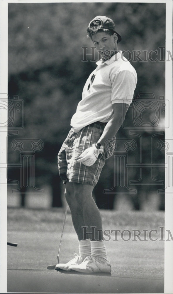 1992 Press Photo Jeff Lazaro,golfer - Historic Images