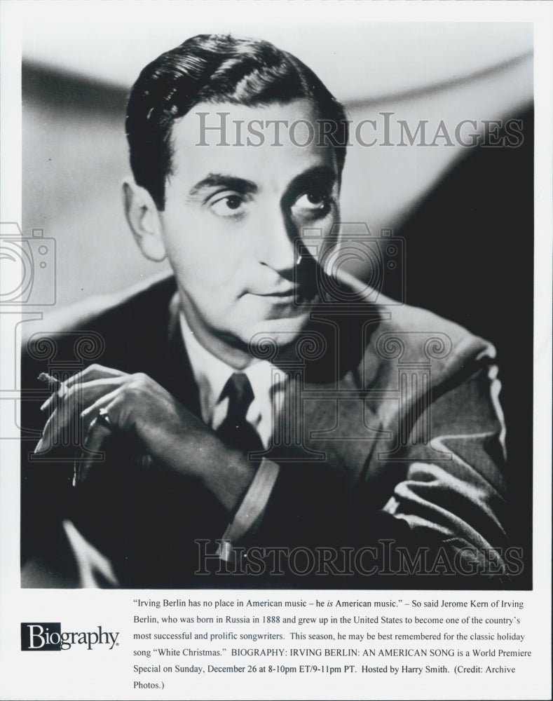 2000 Press Photo Irving Berlin Entertainer composer - Historic Images