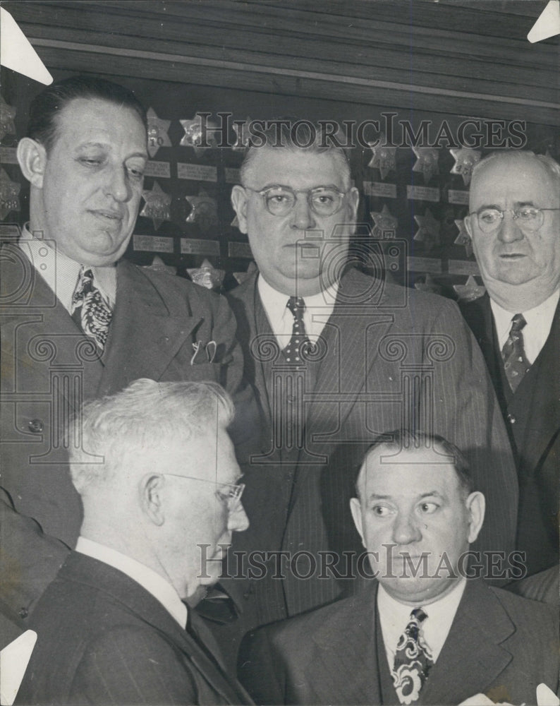 1953 Lt. John a. Olson Head detective bureau - Historic Images