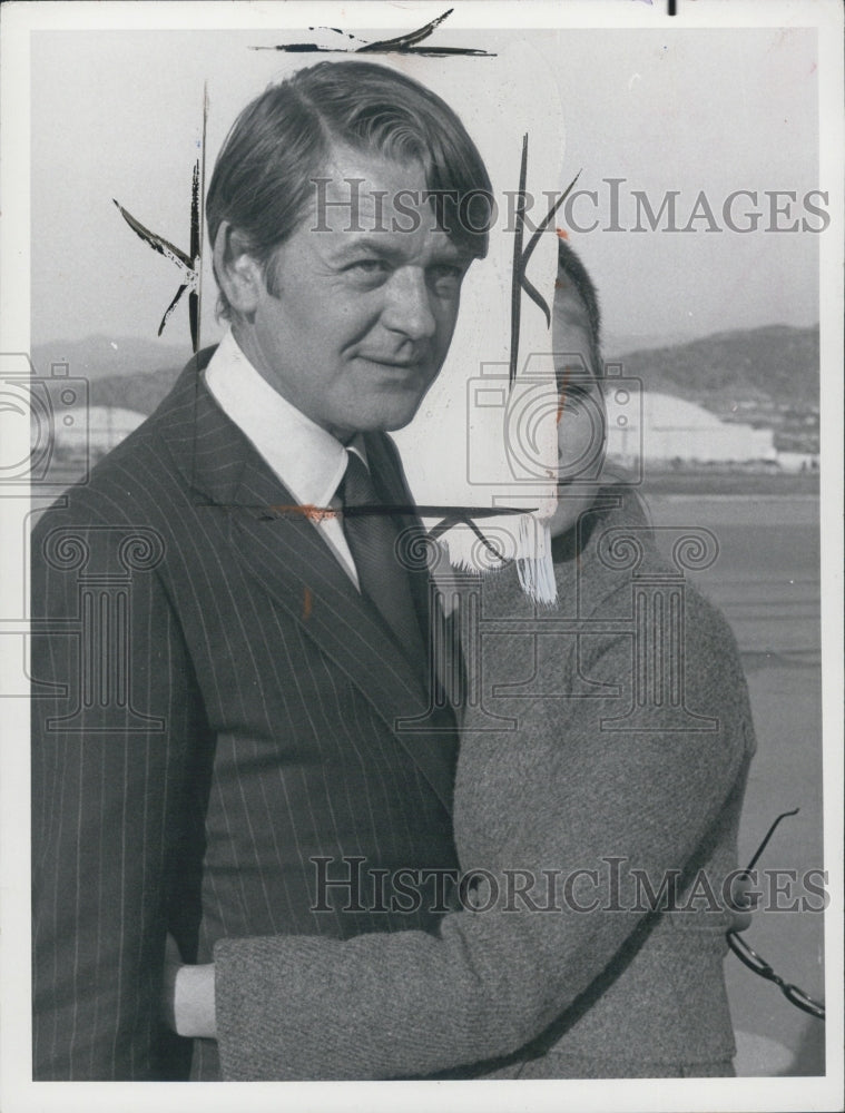 1970 Press Photo Hal Holbrock and Sharon Acker - Historic Images