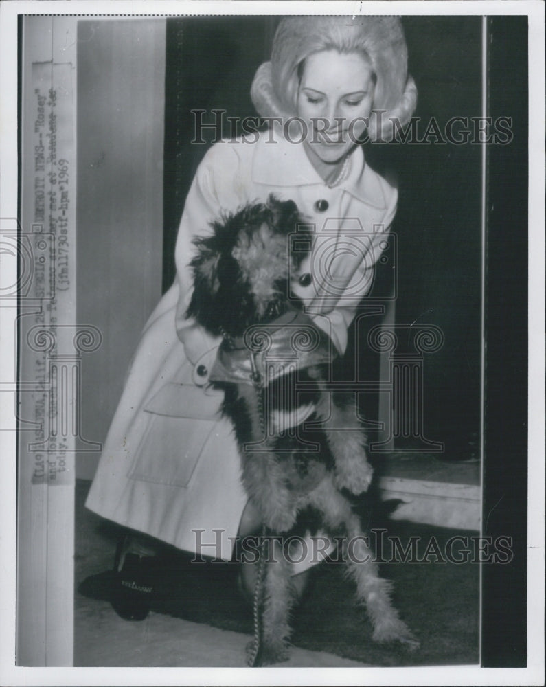 1969 Press Photo Tournament of Roses Rosey - Historic Images