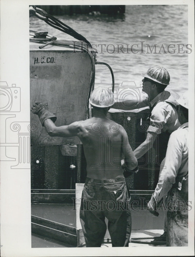 1967  Sunshine Skyway Bridge Construction - Historic Images