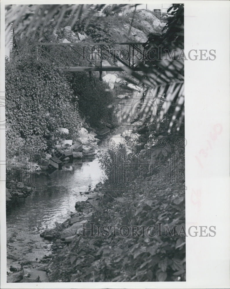 1967 Booker Creek bridge - Historic Images