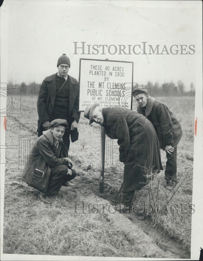 1930 Press Photo Reforestation in Michigan - RSG43541 - Historic Images