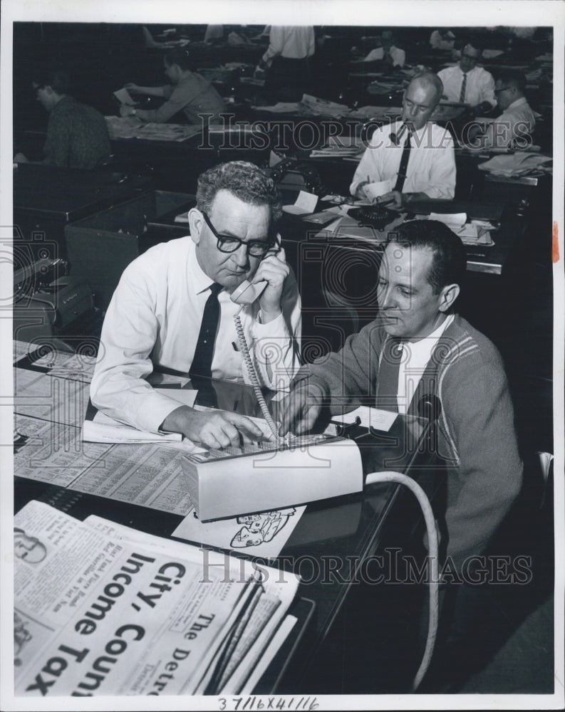 1962 Ray Williams &amp; Bob Hill Telephones - Historic Images