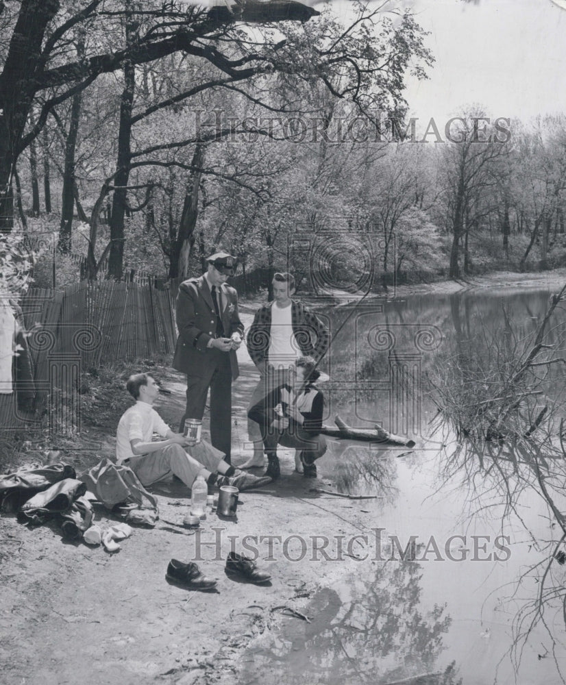 1955 Dennis Dillon/Paul Bracke/Leonard Hall/Robert Kroll/Ranger - Historic Images