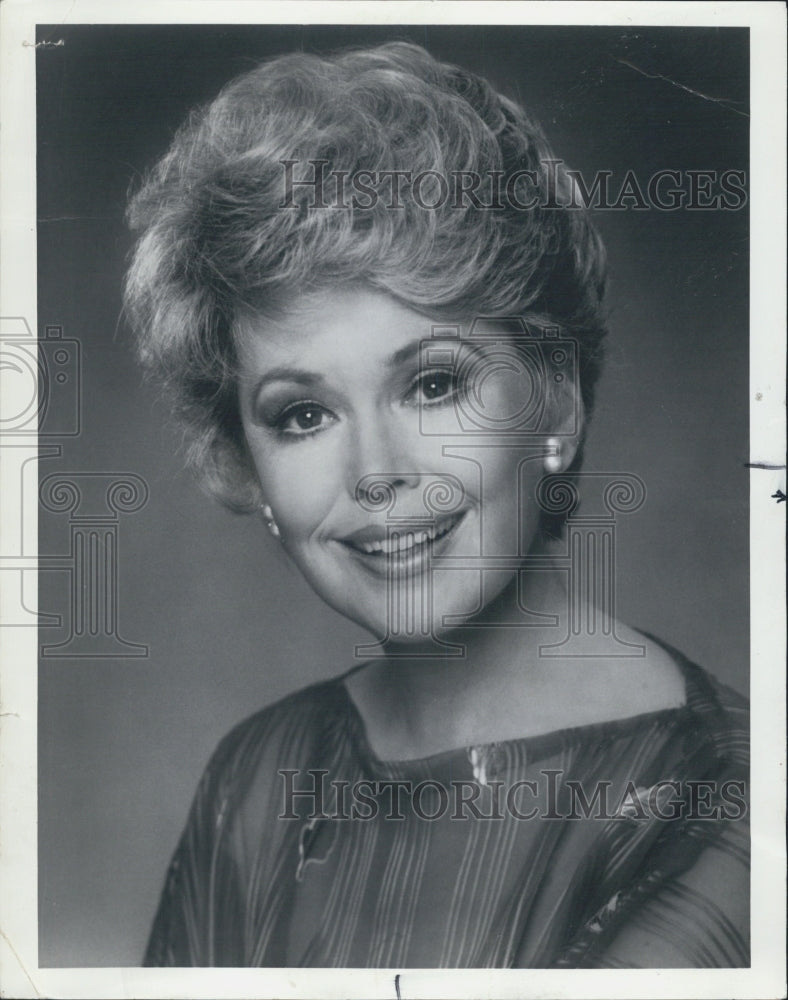 1984 Press Photo Barbara Rush Actress - Historic Images
