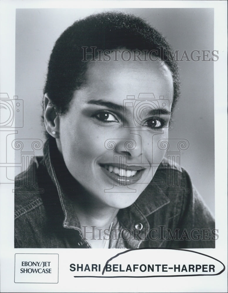 1986 Press Photo Actress Shari Belafonte-Harper - Historic Images