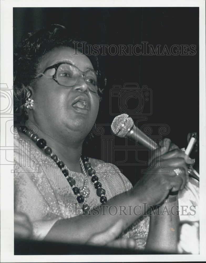 1990 Press Photo Maggie Smith of Local Organization - Historic Images