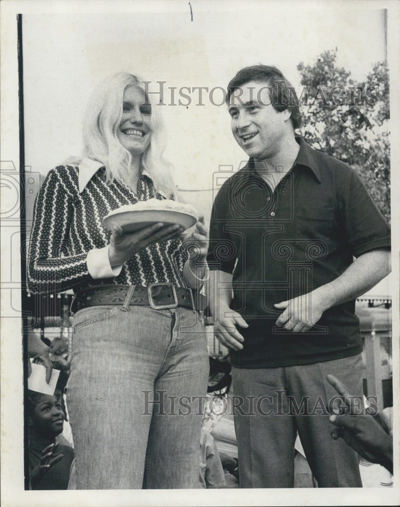 1975 Patricia Kaczar Throws Pie In Face/William Singer/Alderman - Historic Images