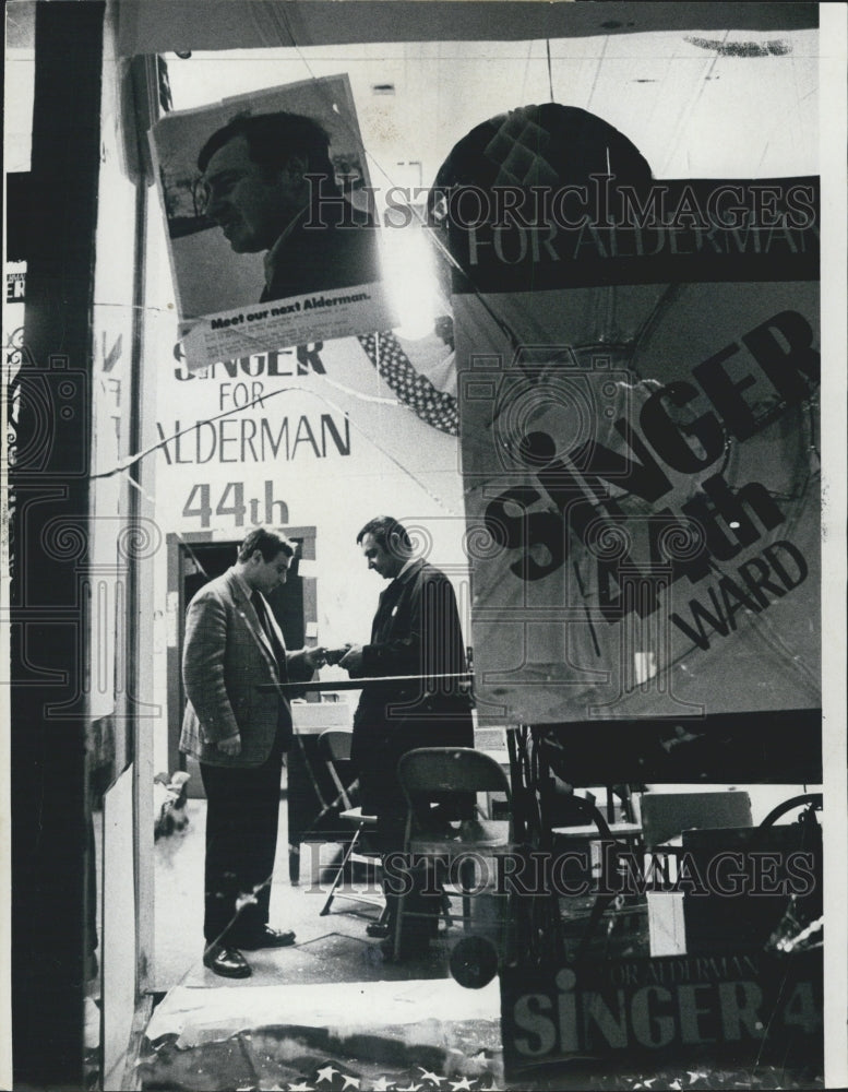 1969 William Singer Aldermanic Candidate Manager Dr. Marvin Rosner-Historic Images