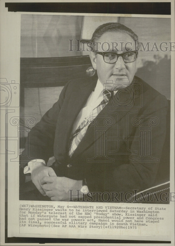 1975 Sec. State Henry Kissinger Interview - Historic Images