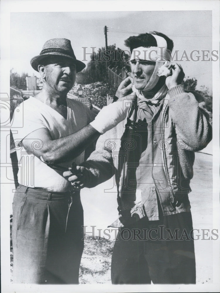 1961 Film Producer Keith Daniels Singer Billy Vaughn - Historic Images