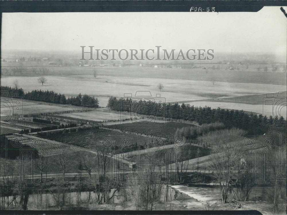 Press Photo Michigan State University Reforestation Project M.A.C. Nursery - Historic Images