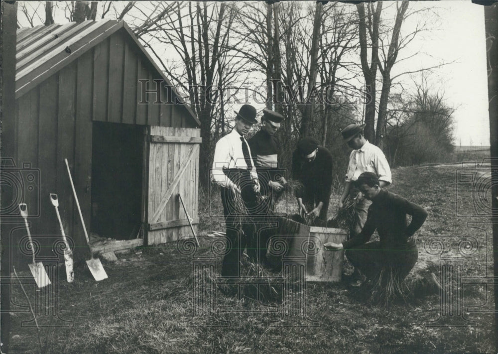 Press Photo Reforestation Project Michigan State University Forest Nursery - Historic Images