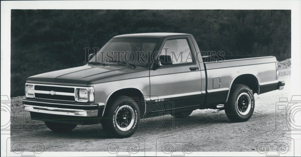 1991 Press Photo Chevrolet Model Tahoe Truck Automobile vehicle - Historic Images