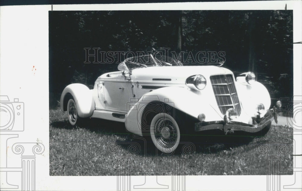 1981 Press Photo Reproduction of 1935 Auburn Boattail Speedster - Historic Images