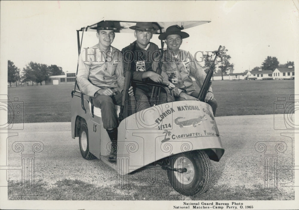 1965 Capt. Edward Schultz, Lt. John Napper, Sgt. James Rains - Historic Images