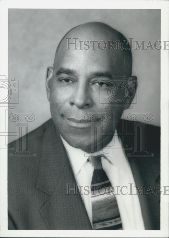 1996 Press Photo Reginald Ollie Elected Chairman Inspired Partnerships - Historic Images