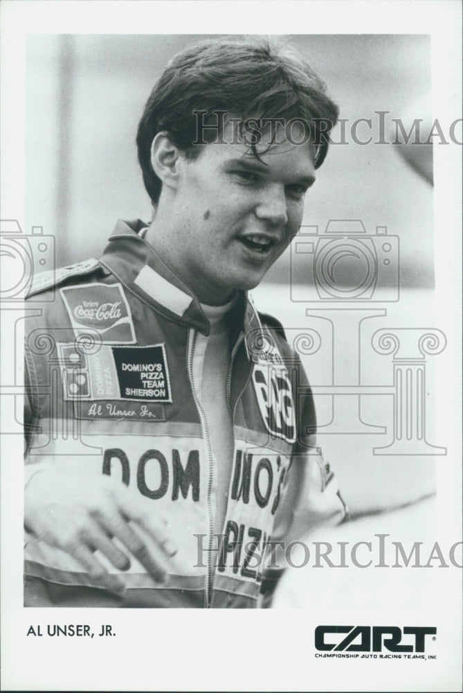 Press Photo Al Usner Jr NASCAR Driver - Historic Images