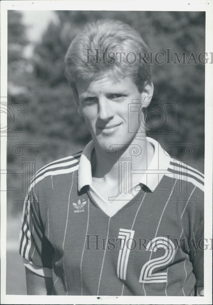 1987 Press Photo Soccer Player Craig Ottosen - Historic Images