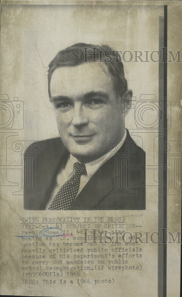 1967 Harold Howe Comissioner Public Official School-Historic Images
