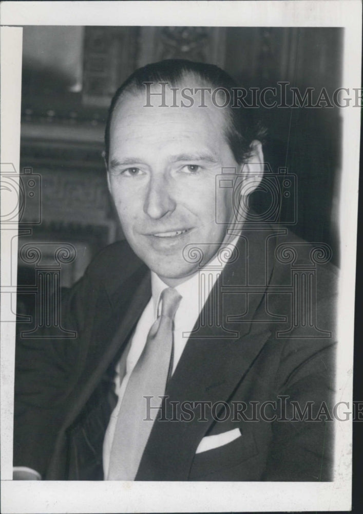 1961 Press Photo British Ambassador To United States David Ormsby-Gore - Historic Images