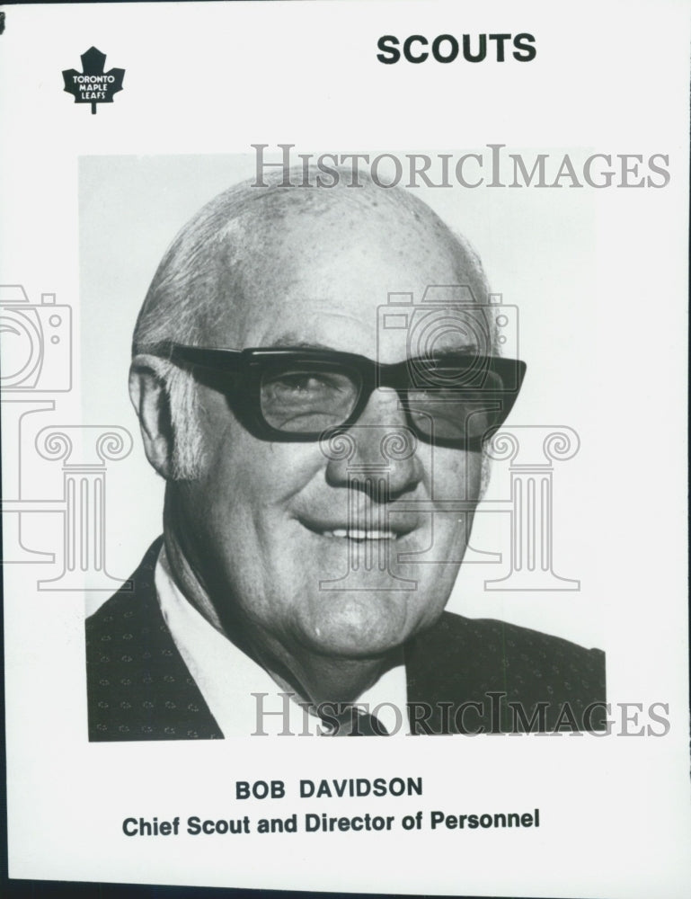 1973 of the Toronto Maple Leafs&#39; chief scout Bob Davidson - Historic Images