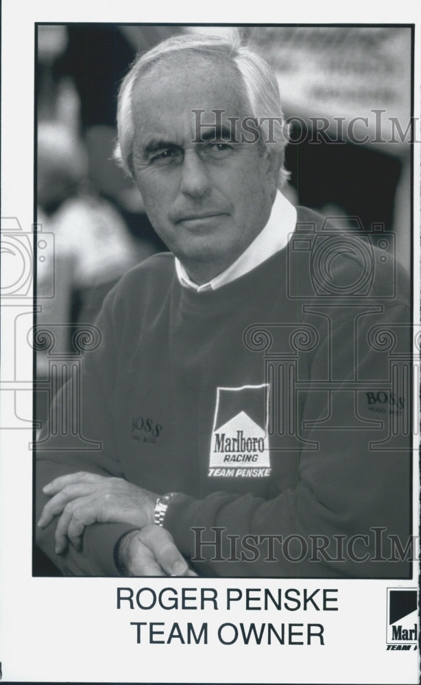 Press Photo Owner of Penske Racing Roger Penske - Historic Images