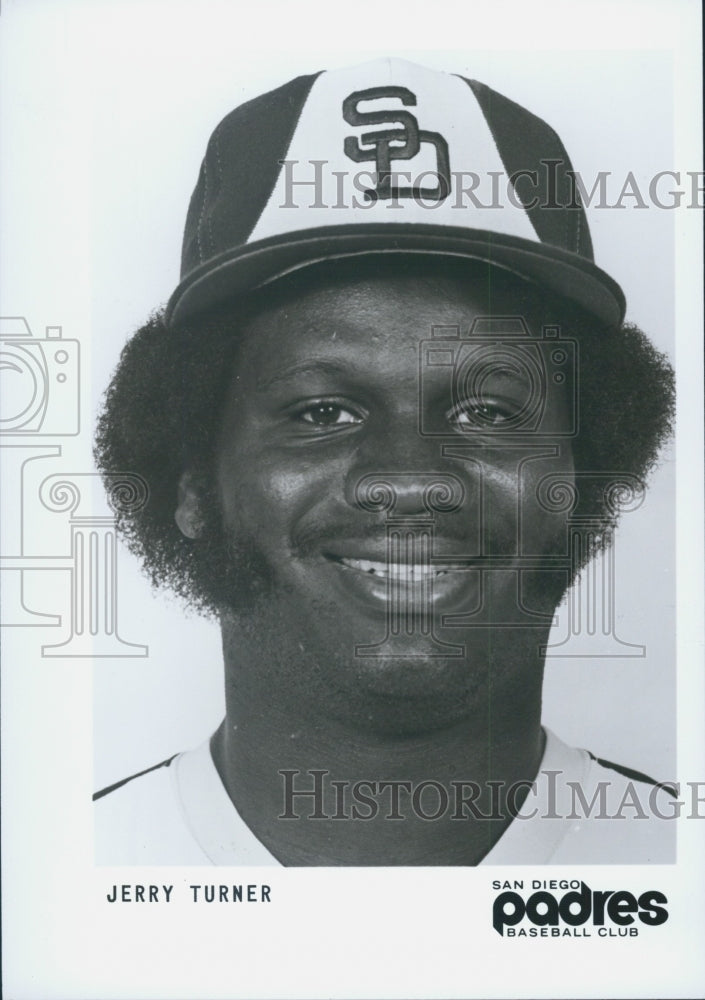 1979 Press Photo Jerry Turner San Diego Padres Baseball - Historic Images