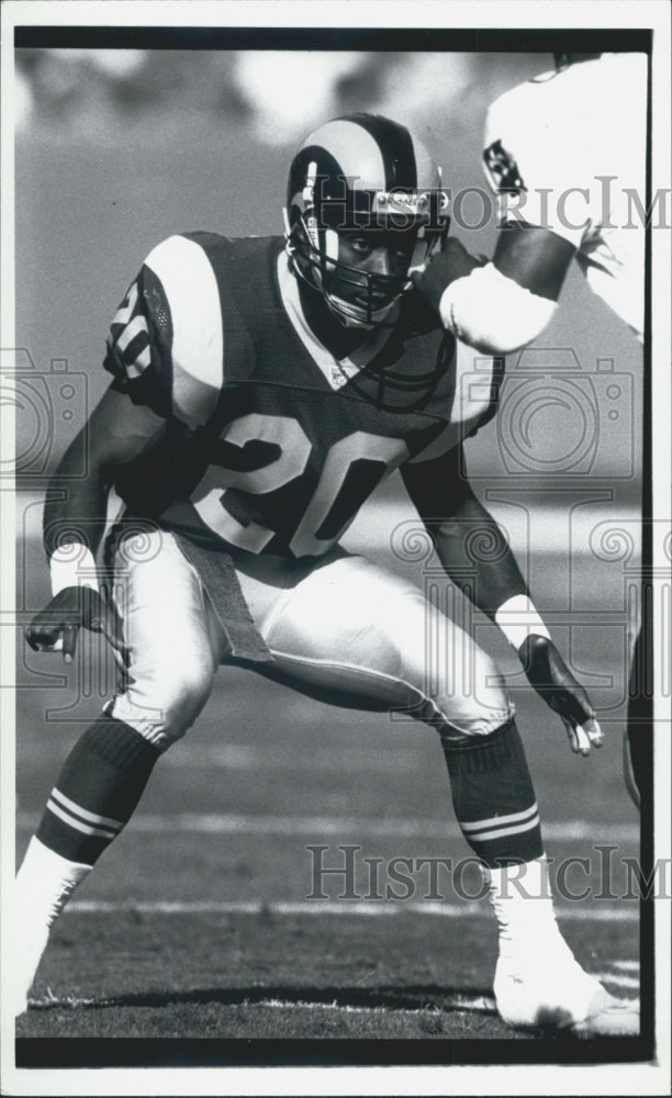 1991 Press Photo Darryl Henley Rams Football player - Historic Images