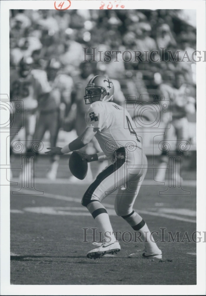 Press Photo of New Orleans Saints QB Steve Walsh - Historic Images