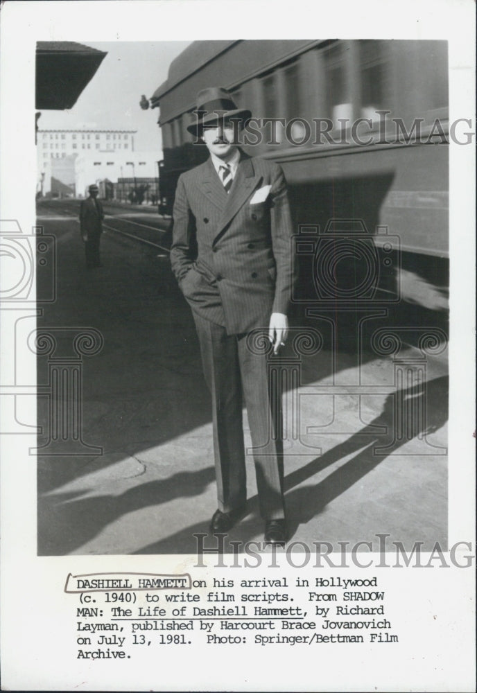 1981 Copy Photo of Dashiell Hammett (1941) - Historic Images