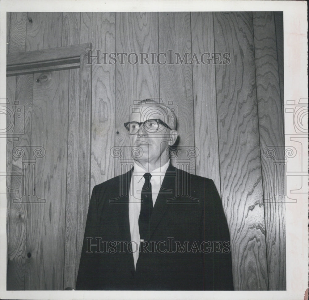 1967 Press Photo William F. Hammerly New Port Richey City Councilman Candidate - Historic Images