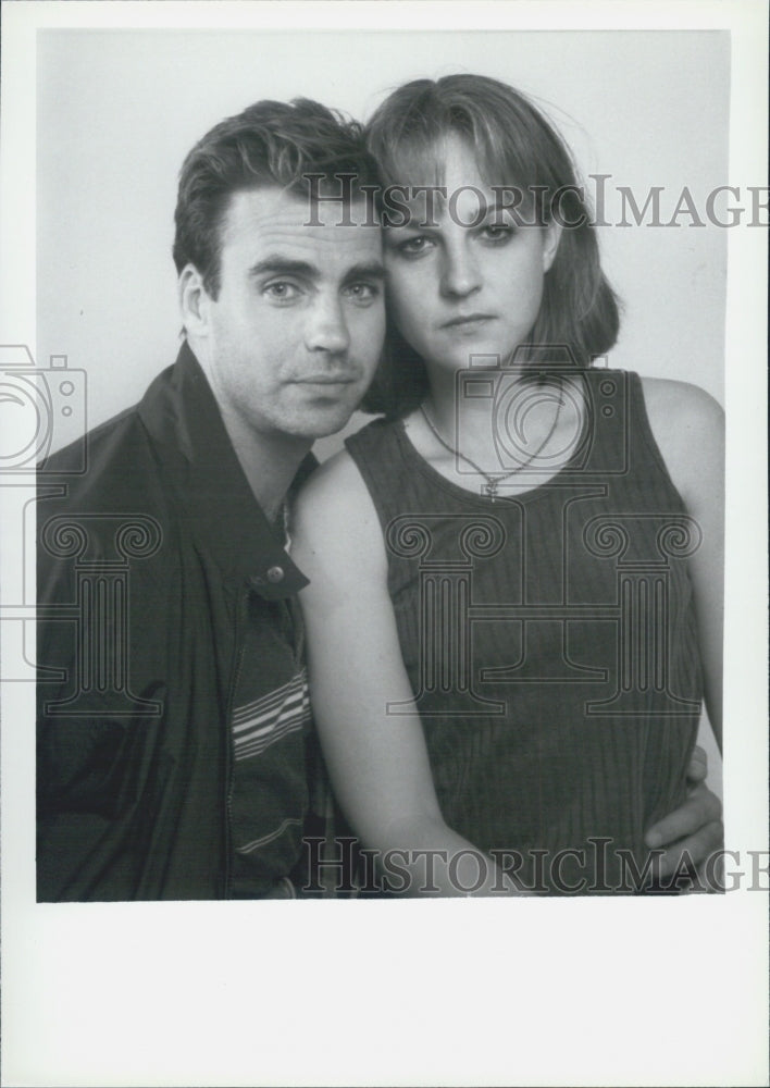 Press Photo In The Company Of Darkness Series Helen Hunt Jeff Fahey - Historic Images