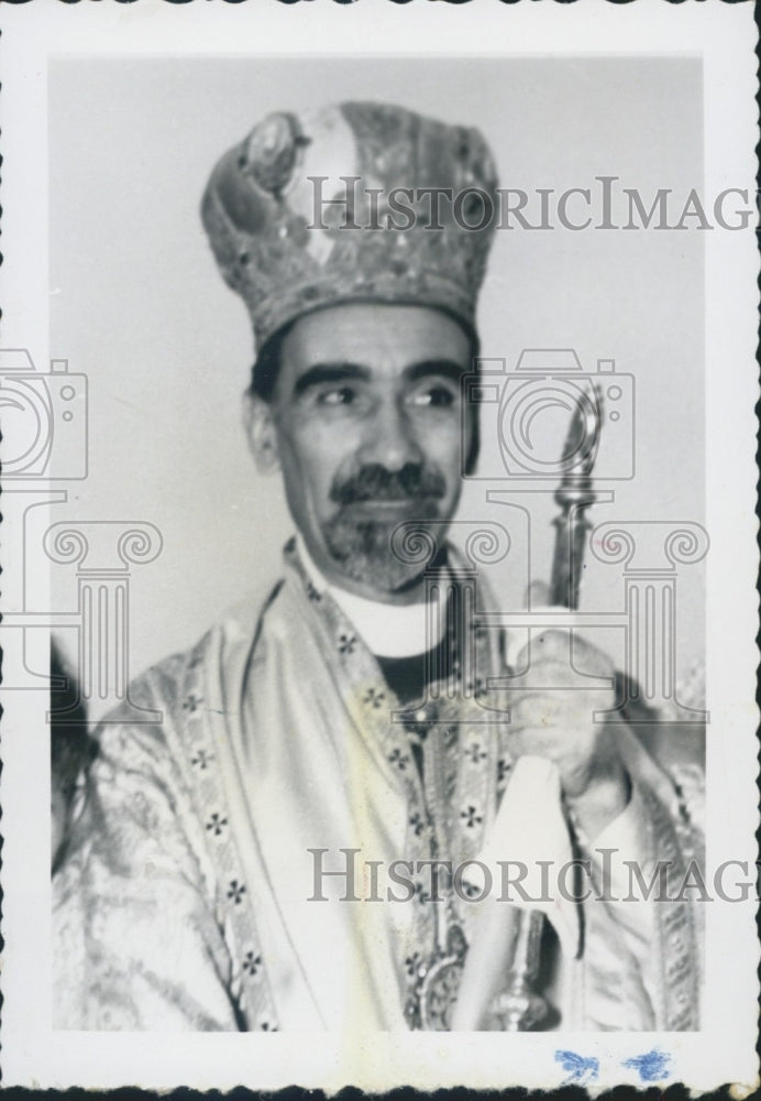 Press Photo Most Rev Germanas Poliziodes Bishop Of Nyssi-6th Archdiocesan Dstrct - Historic Images