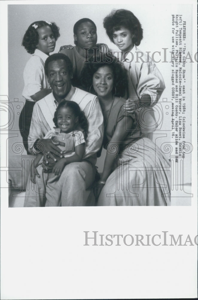 1984 Press Photo The Cosby Show Cast Lisa Bonet Phylicia Rashad Tempestt Bledsoe - Historic Images