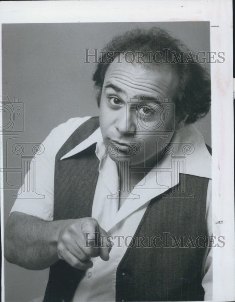 1983 Press Photo Danny DeVito Actor Director Producer Comedian - Historic Images