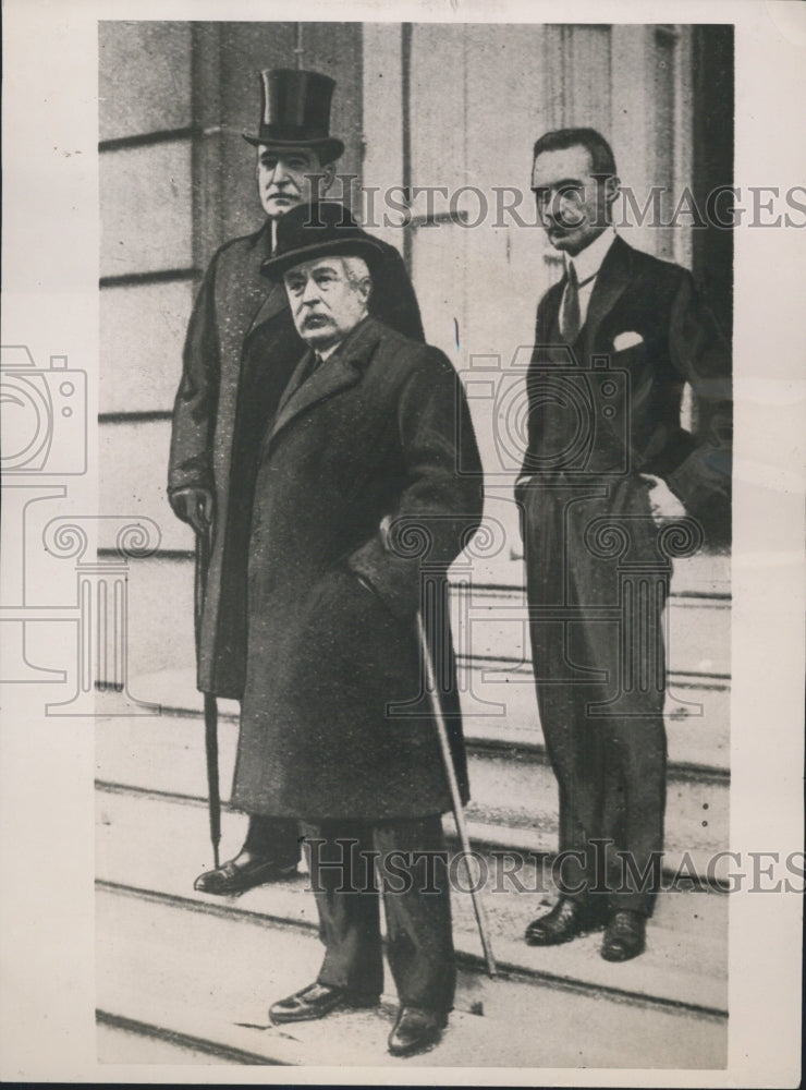 1919 Signor Orlando, Italy Premier, Dr. Crespi, Minister of Supplies - Historic Images