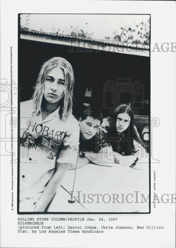 1997 Press Photo Silverchair Australian rock band, which formed in 1992 - Historic Images