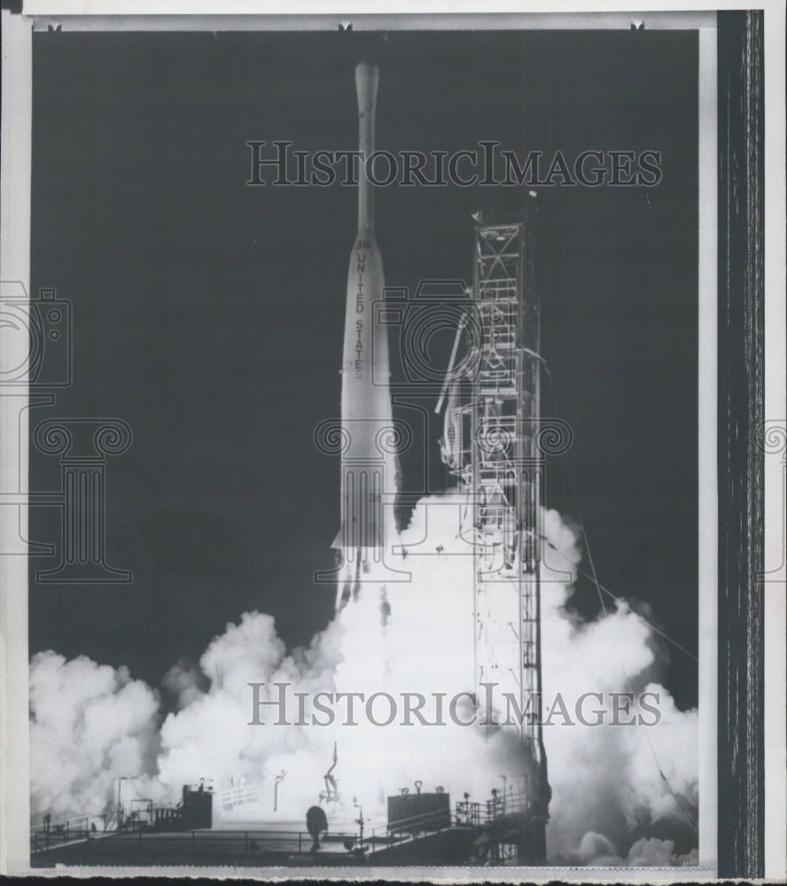 1966 Worlds first Operational Weather Satellite Blasting Off - Historic Images