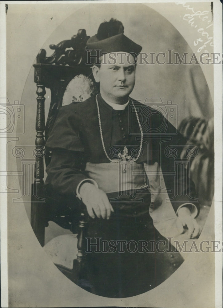 Press Photo Archbishop James E. Quigley of Chicago - Historic Images