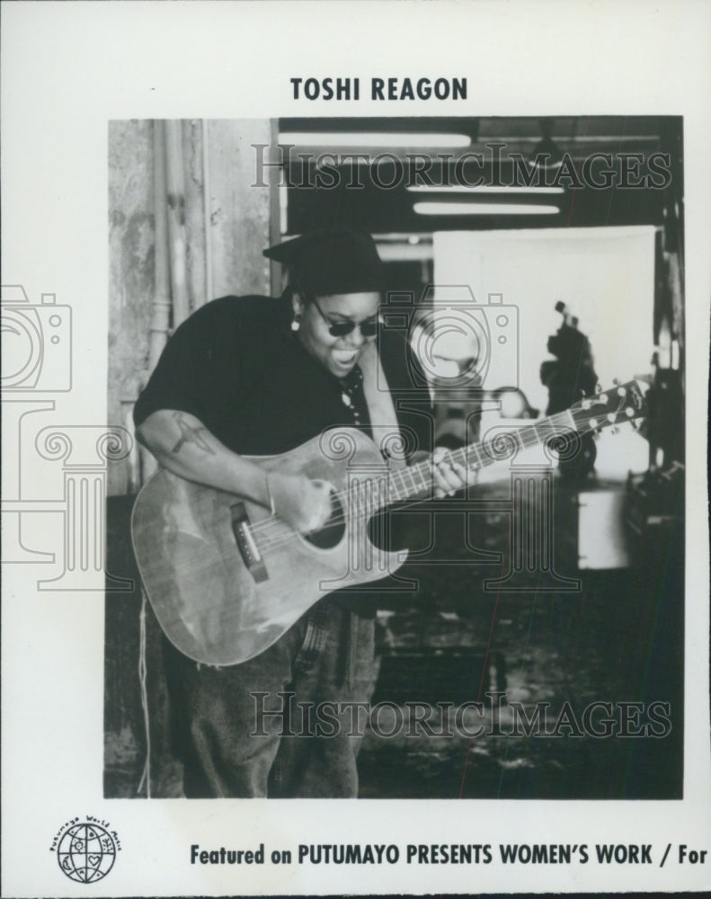 Press Photo American Folk and Blues musician Toshi Reagon - Historic Images