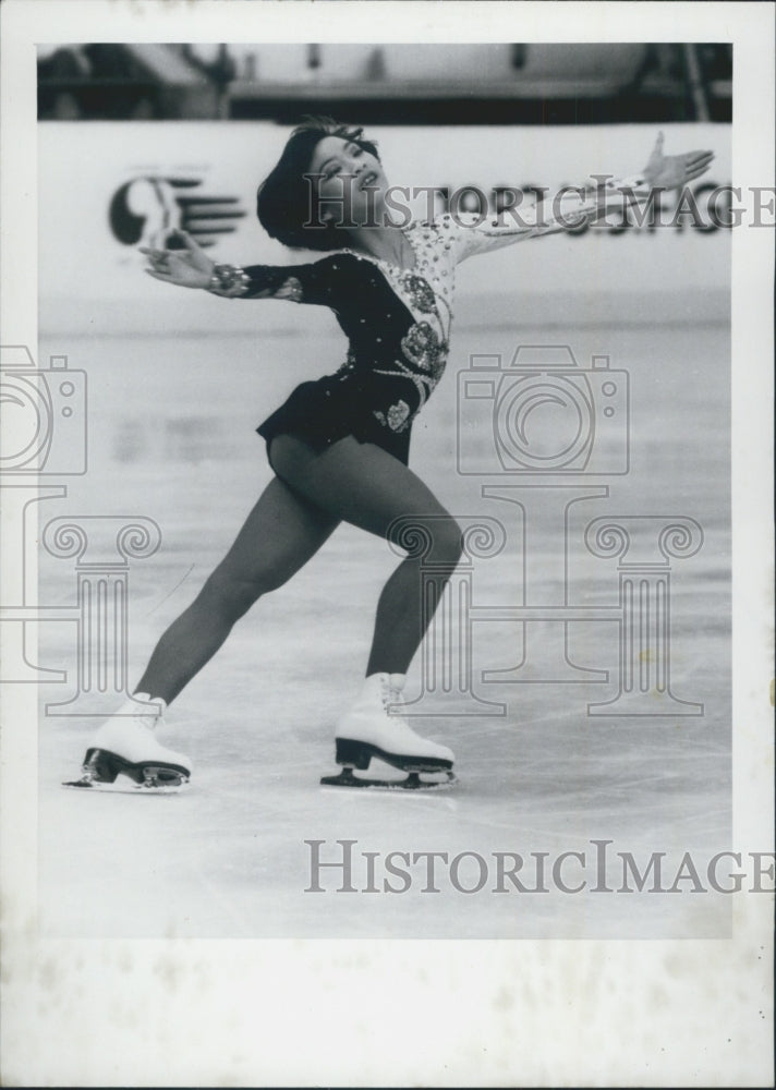 Press Photo Tiffany Chin 3rd national championship Ladies - Historic Images